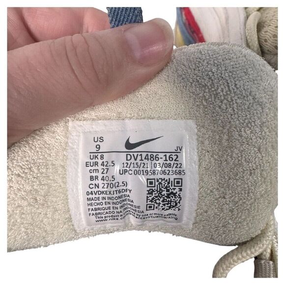 Nike Air Max 97 Coconut Milk Track‎ Red-Fossil DV1486-162 men's US 9 - Picture 4 of 5